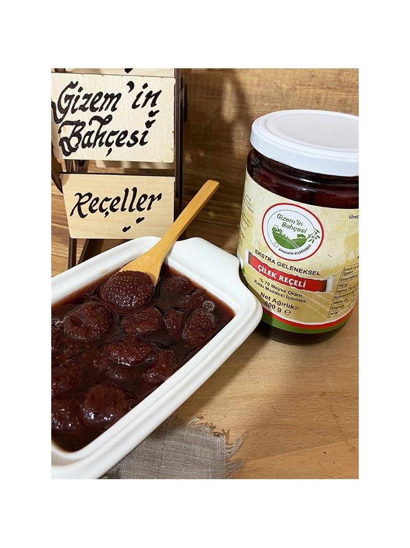 Gizemin Bahçesi Çilek Reçeli 800gr