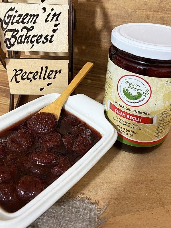 Gizemin Bahçesi Çilek Reçeli 800gr