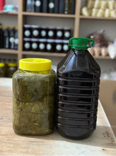 Salamura Yaprak 5'lik Bidon + Zeytinyağı 5 lt.