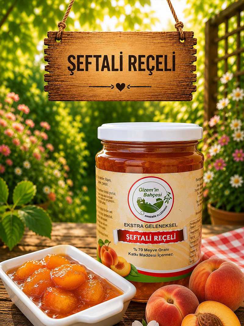 Şeftali Reçeli 800 gr