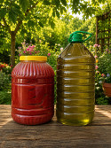 Kaynatma Domates Salçası 5 kg + Zeytinyağı 5 lt