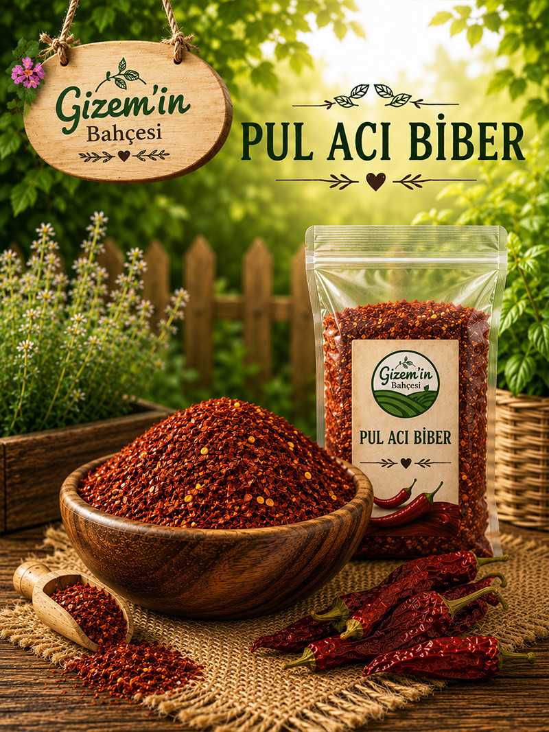 Kırmızı Acı Pul Biber 100 gr