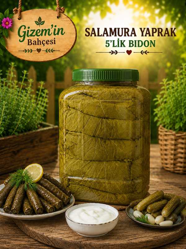 Salamura Asma Yaprak 5'lik Bidon