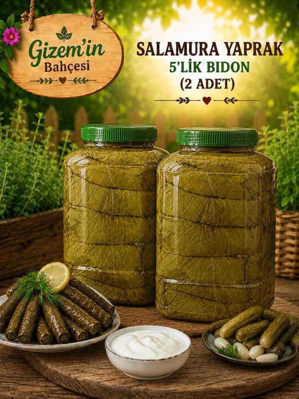 Salamura Asma Yaprak 2x5'lik Bidon