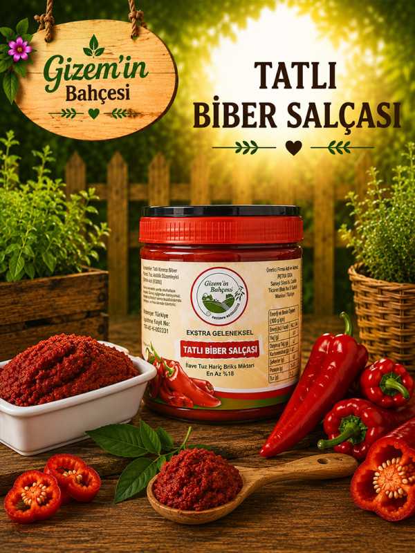 Tatlı Biber Salçası 1 Kg.