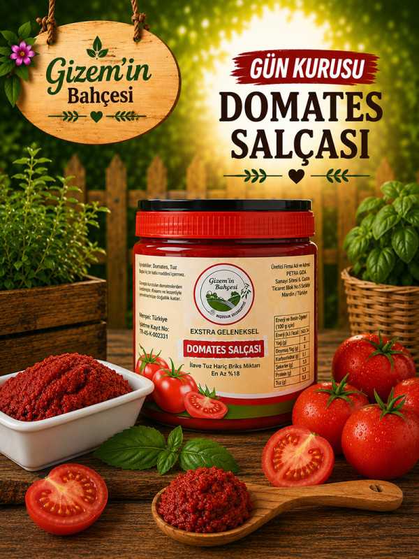 Domates Salçası 1 Kg. Gün kurusu