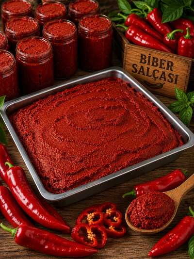 Tatlı Biber Salçası 1 Kg.