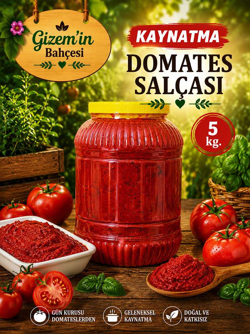 Domates Salçası 5 kg Kaynatma