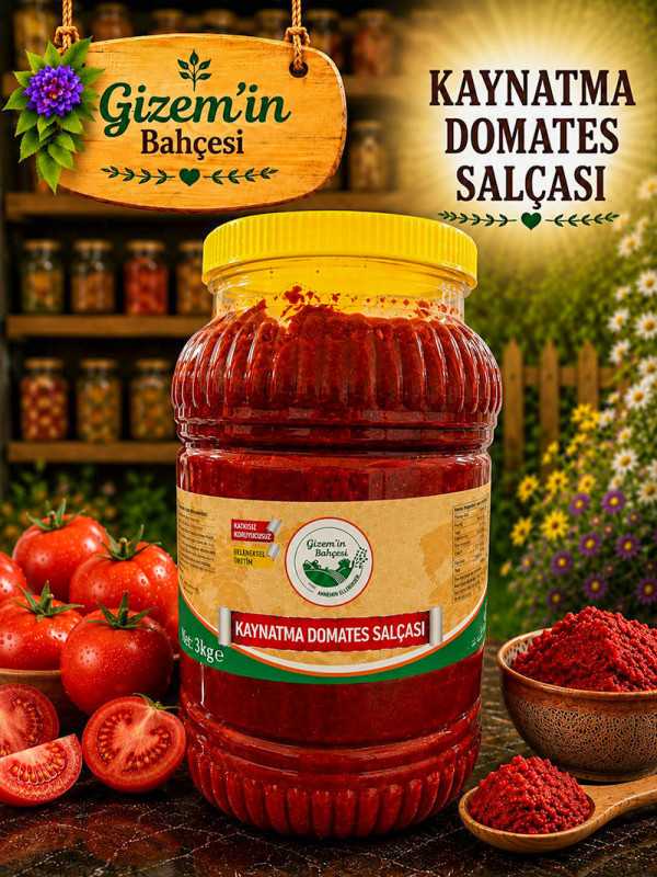 Domates Salçası 3 kg Kaynatma