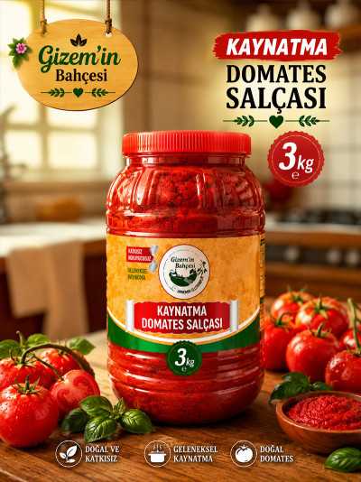 Domates Salçası 3 kg Kaynatma