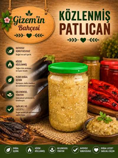Közlenmiş Patlıcan 720cc