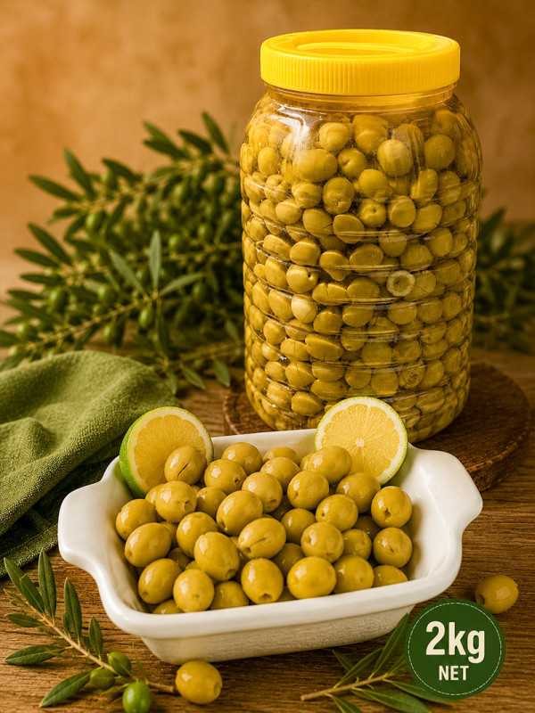 Yeşil Kırma Zeytin 2 Kg