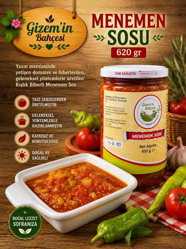 Menemen Sosu 620 gr
