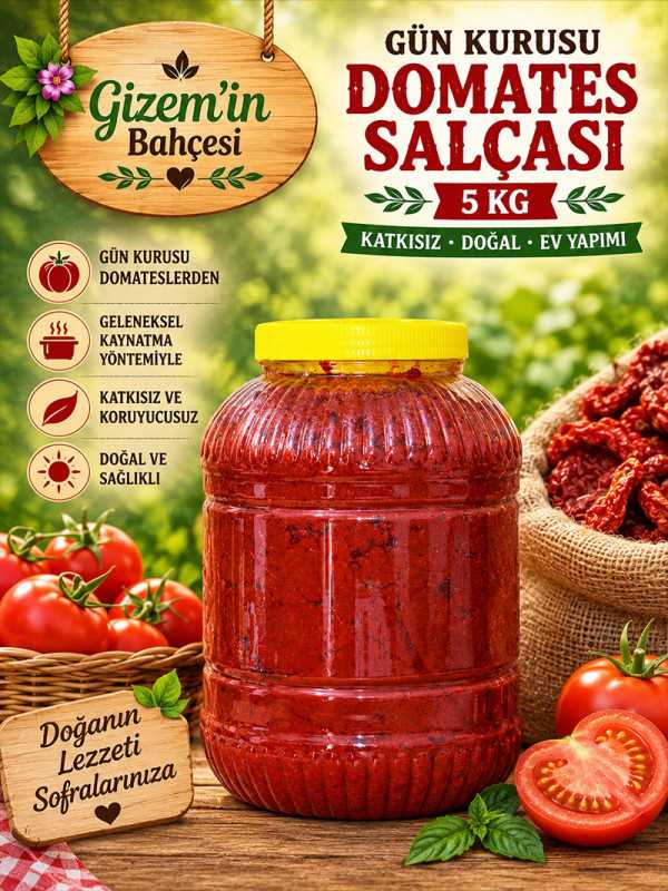 Gün Kurusu Domates Salçası 5 kg