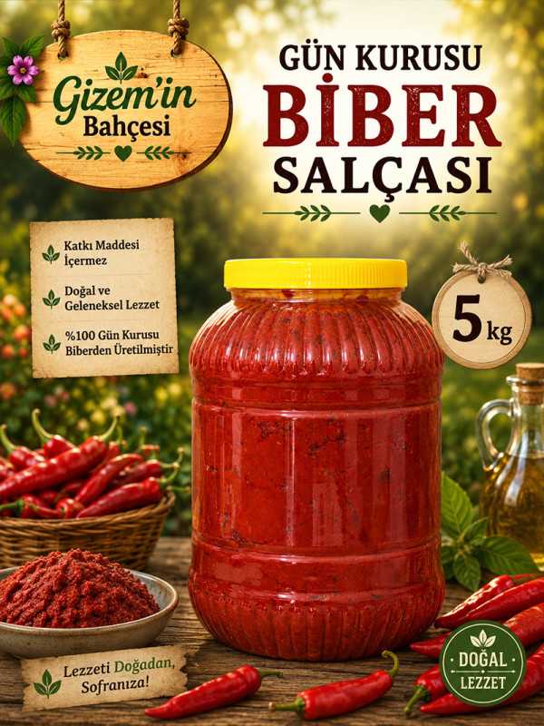 Gün Kurusu Biber Salçası 5 kg.